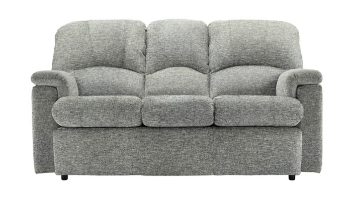 G Plan Chloe Small 3 Seater Sofa in Graphene Dusk Fabric